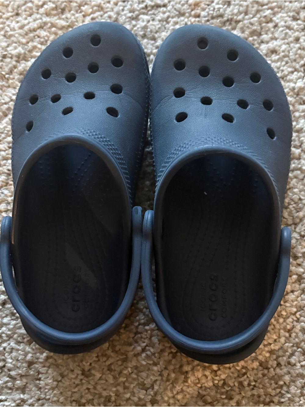 Kids Navy Blue Crocs